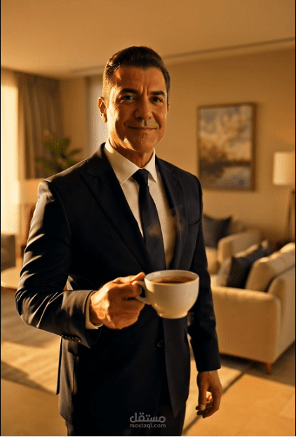 إنتاج فيديو إعلاني سينمائي لعلامة تجارية للقهوة (Luxury Coffee Brand)