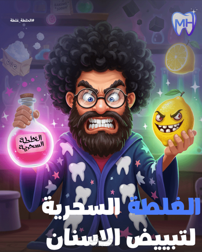 تصميم سوشيال ميديا احترافي لعيادات الأسنان