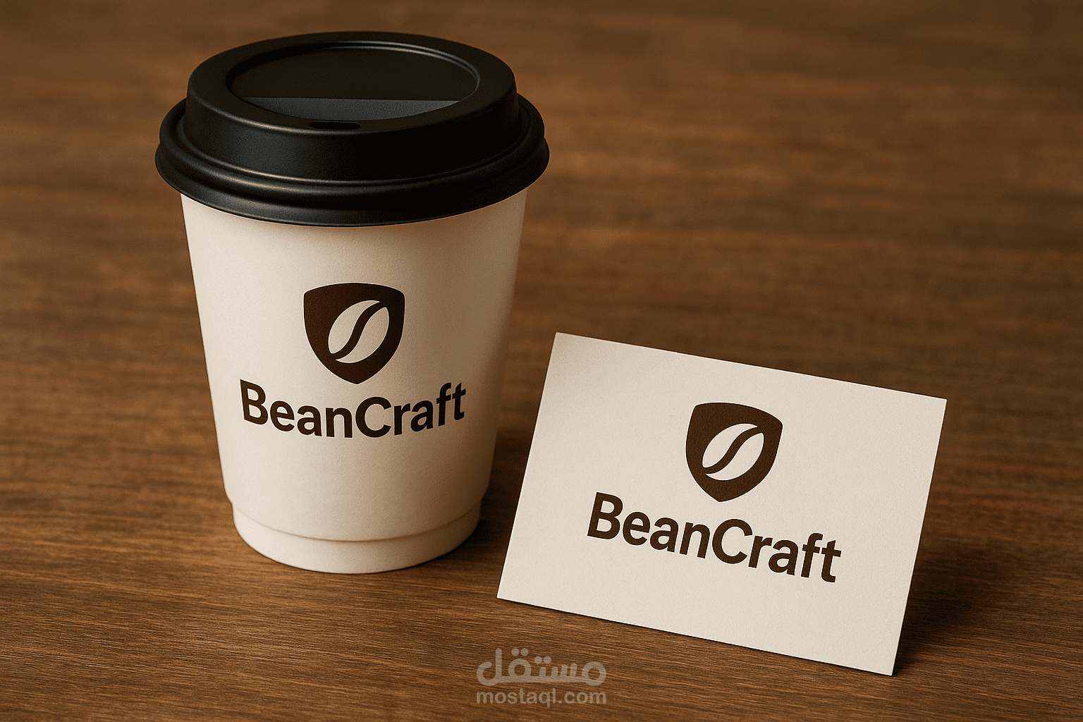 تصميم هوية بصرية متكاملة لمقهى عصري