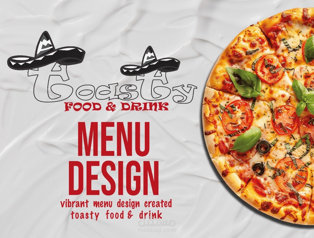 toasty Food & drink - Menu Design