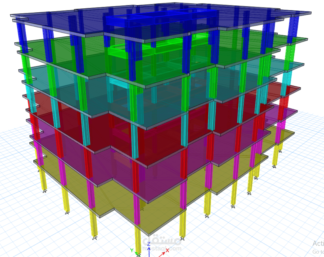 تصميم مبني سكني بمصر