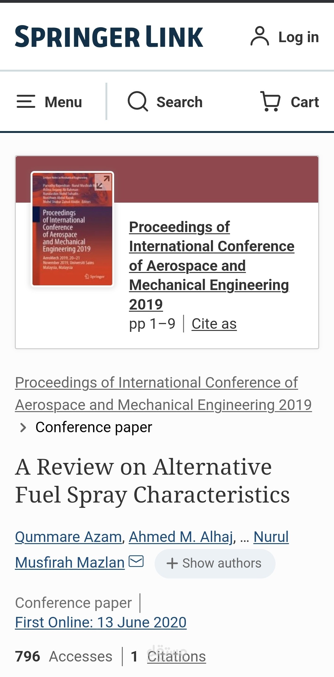 المشاركة في مؤتمر علمي في ماليزيا