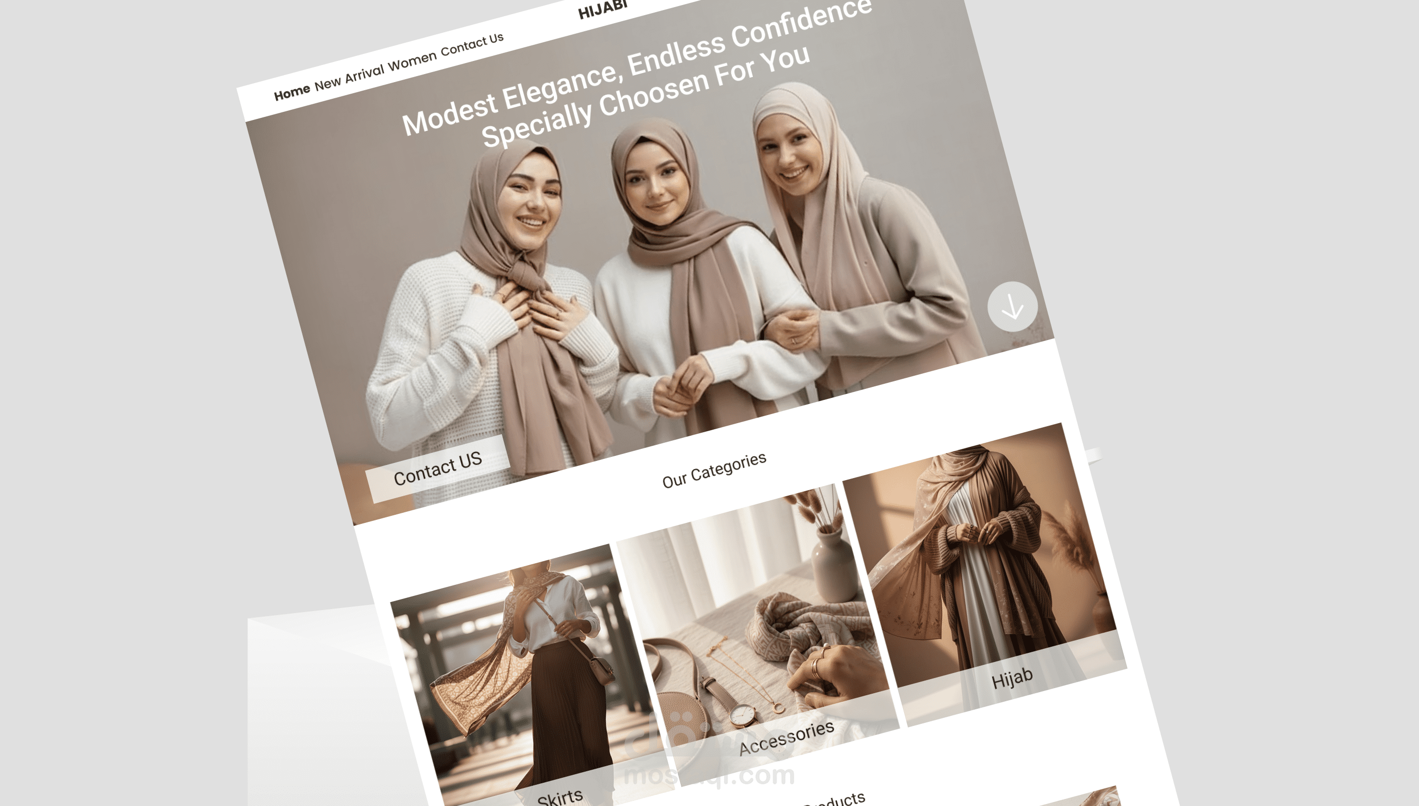 Hijabi ستور لبيع المنتجات النسائية