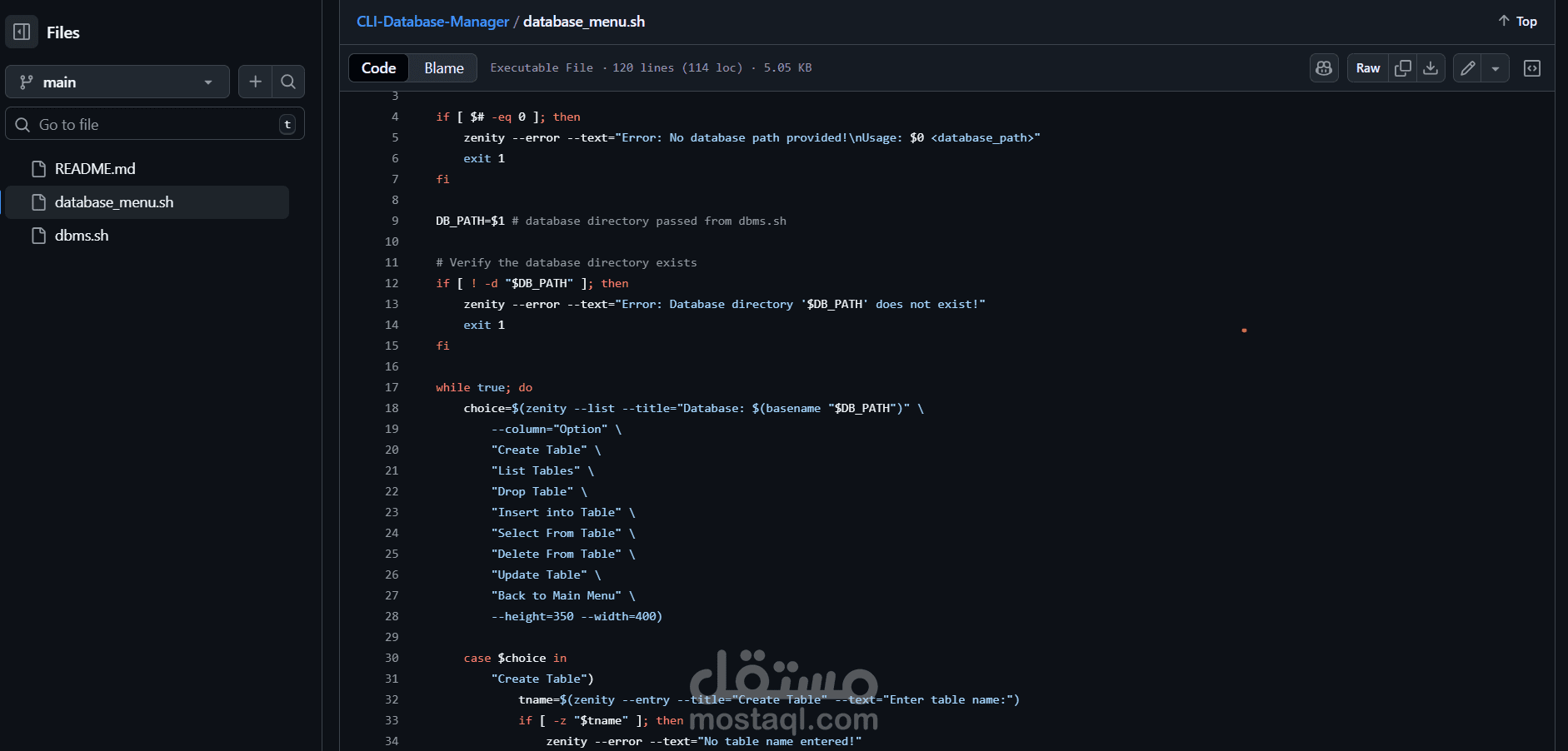 CLI-Database-Manager