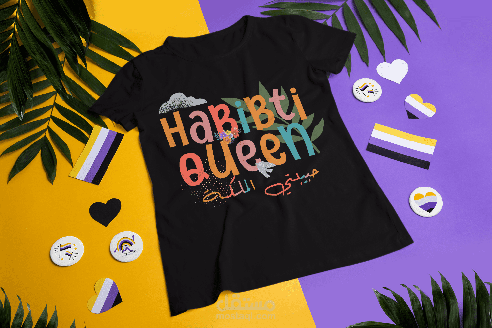 بعض التيشرتات التى صممتها لبراند فى اوروبا