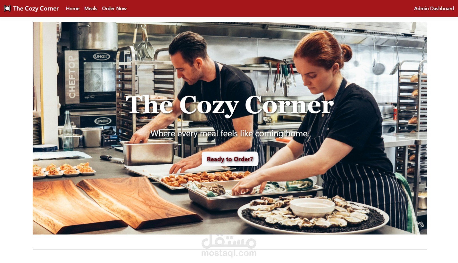 مشروع إدارة مطعم (Restaurant Management System) – ASP.NET MVC