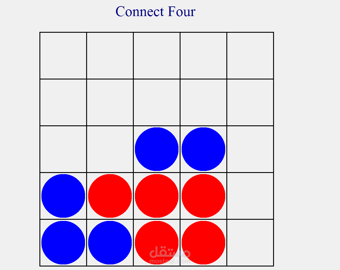 مشروع Connect 4