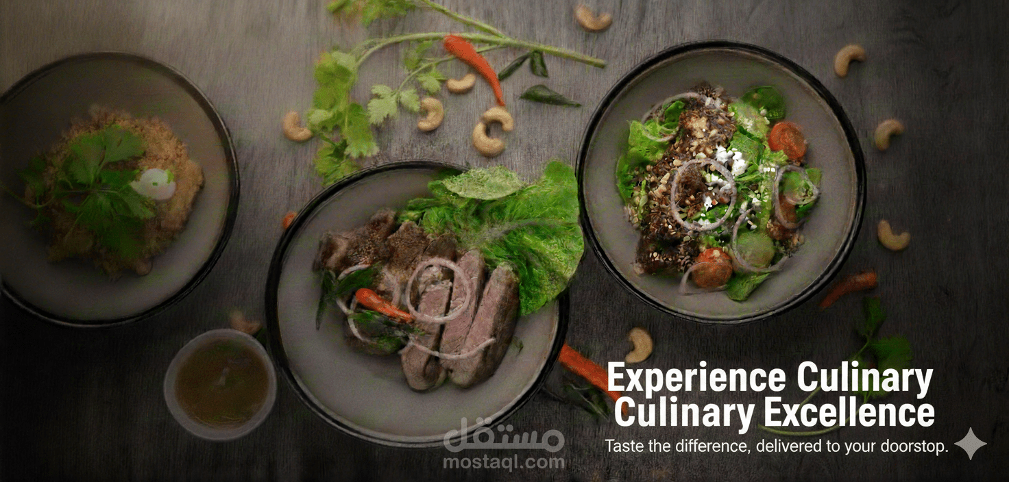 موقع مطعم عصري بتجربة مستخدم احترافية