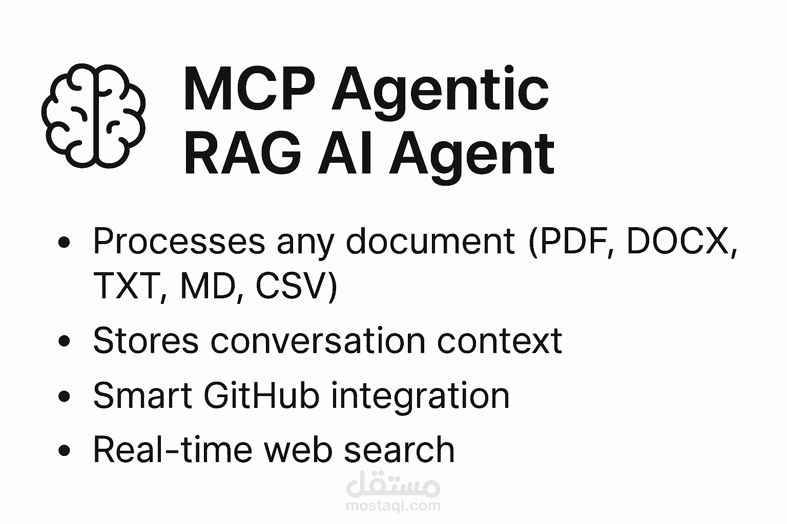 MCP Agentic RAG AI Agent