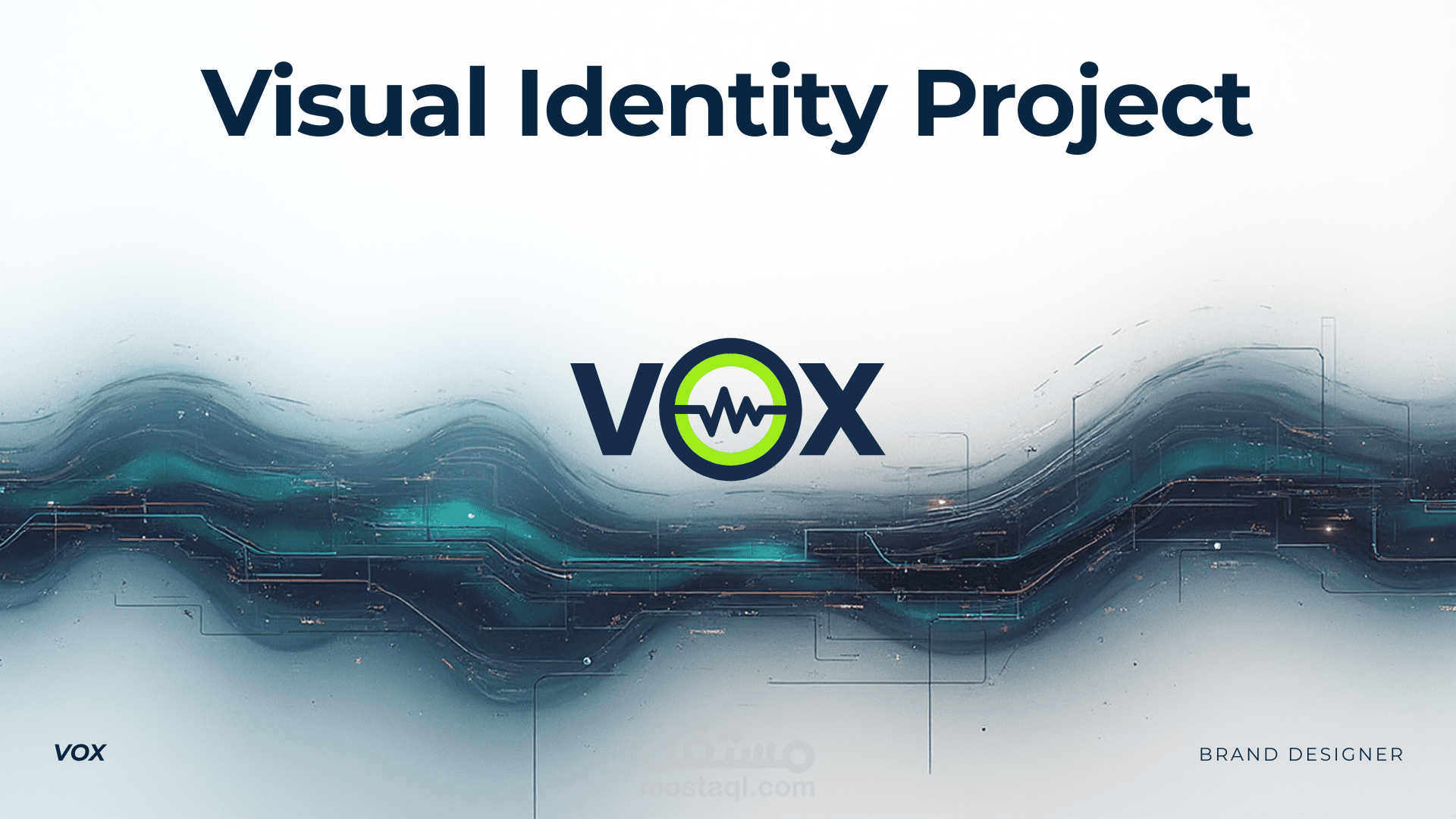 مشروع الهوية البصرية لـ "VOX"