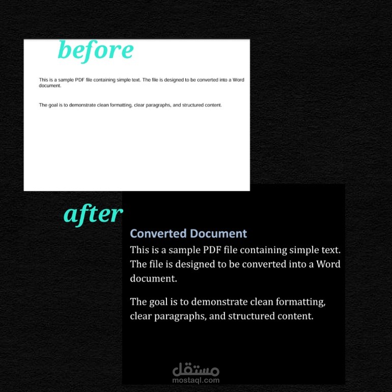 تحويل PDF إلى Word مع الحفاظ على التنسيق