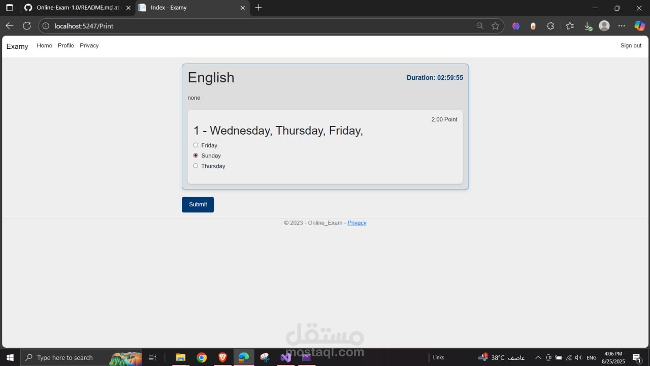 Online Examination System