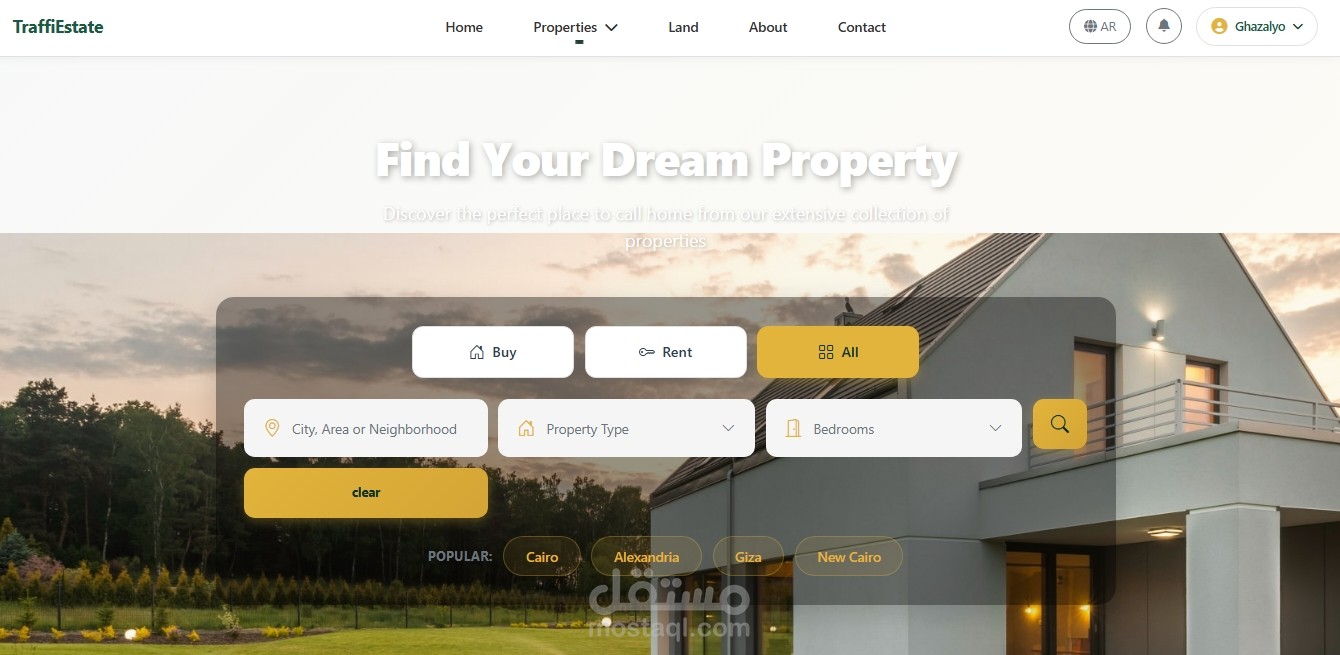 TraffiEstate for buying ,selling and rent proparities and lands