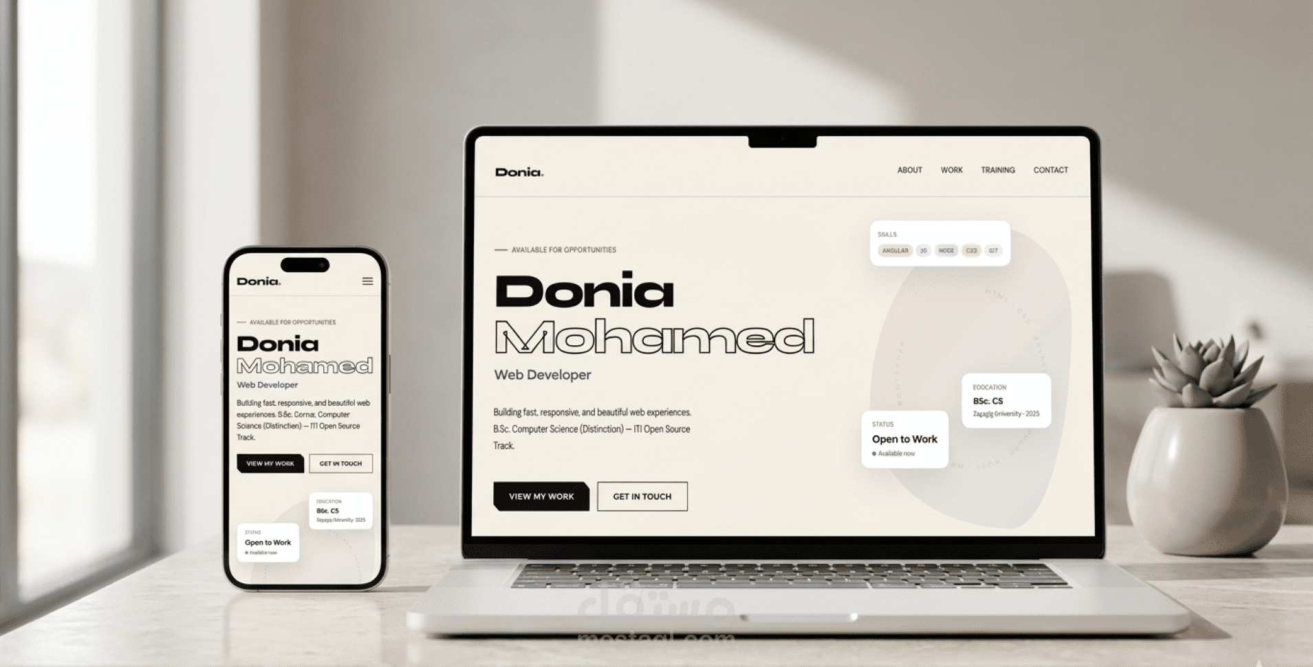 modern portfolio