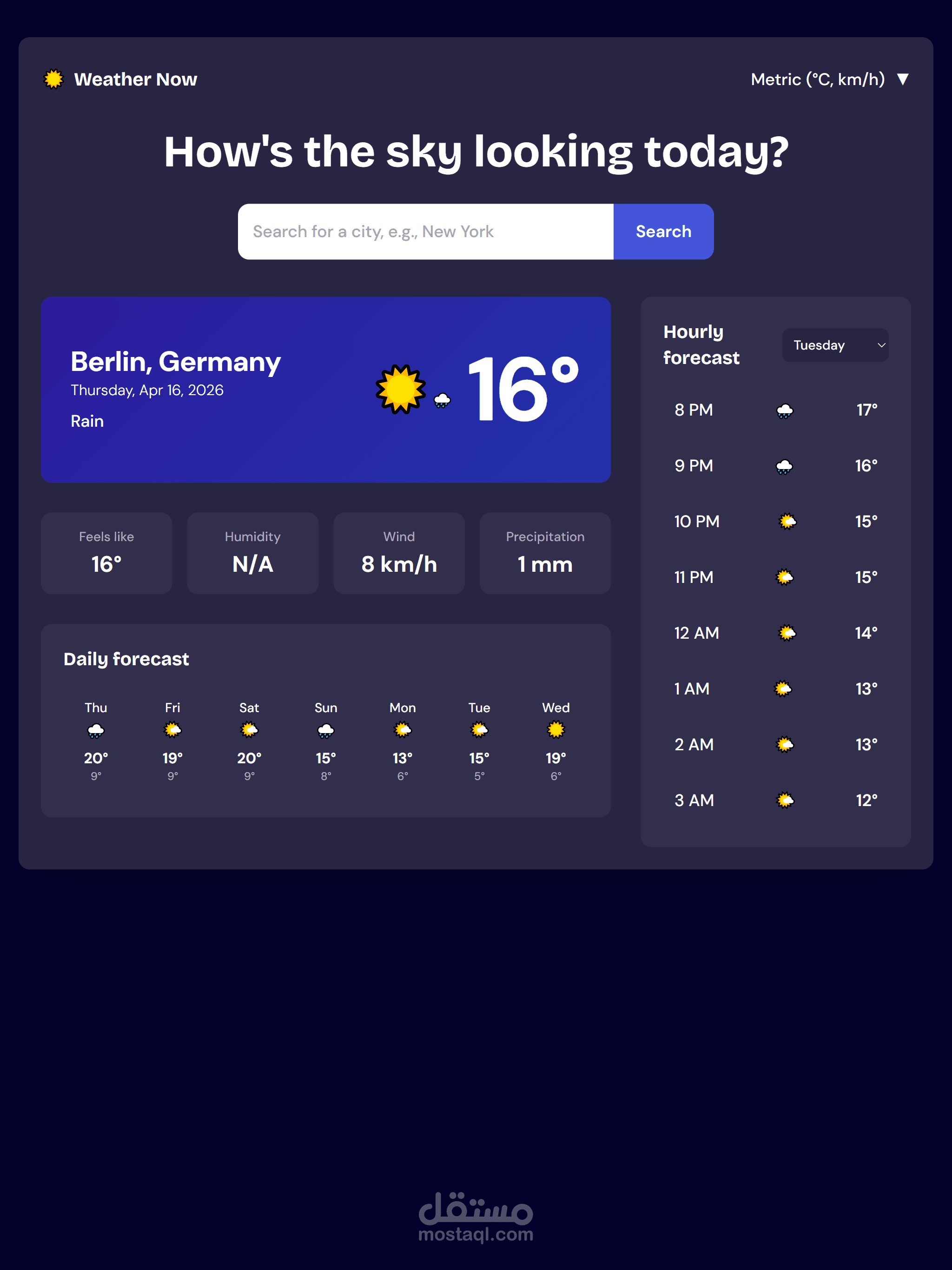 weather app