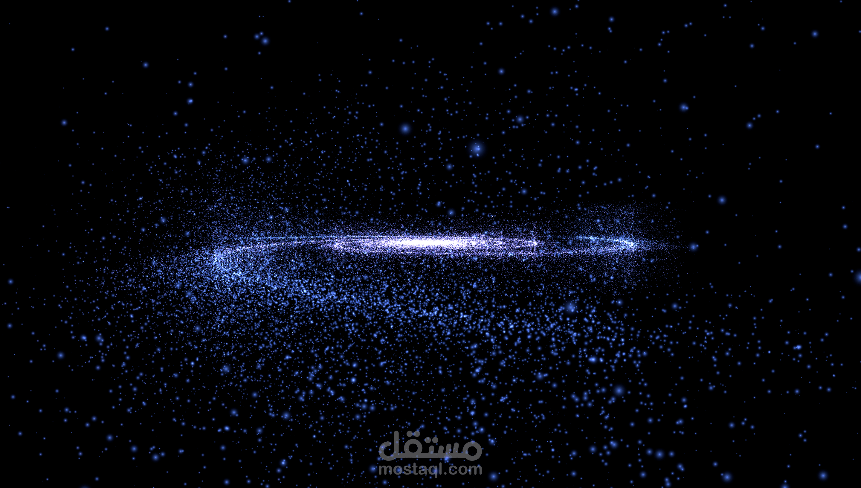 3D Animated Galaxy