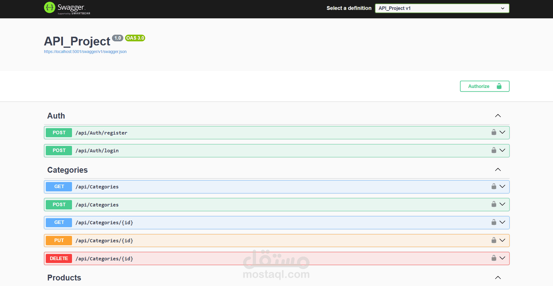 api project