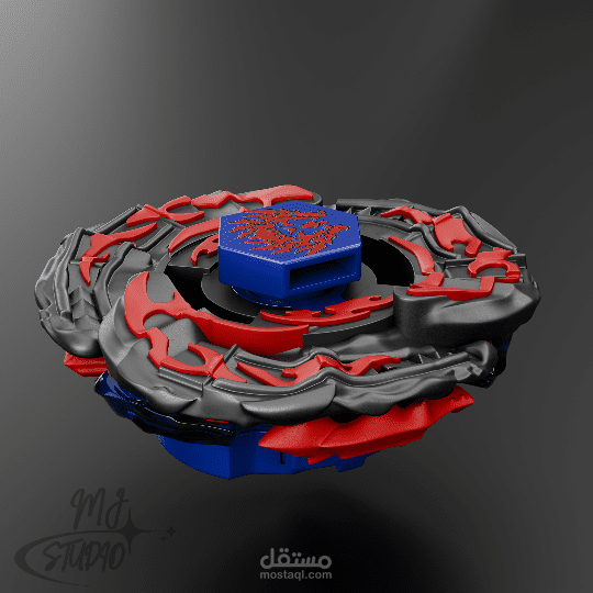 لُعبـة L-Drago بيبلايد — تصميم ثلاثي الأبعاد للأسطح الصلبة