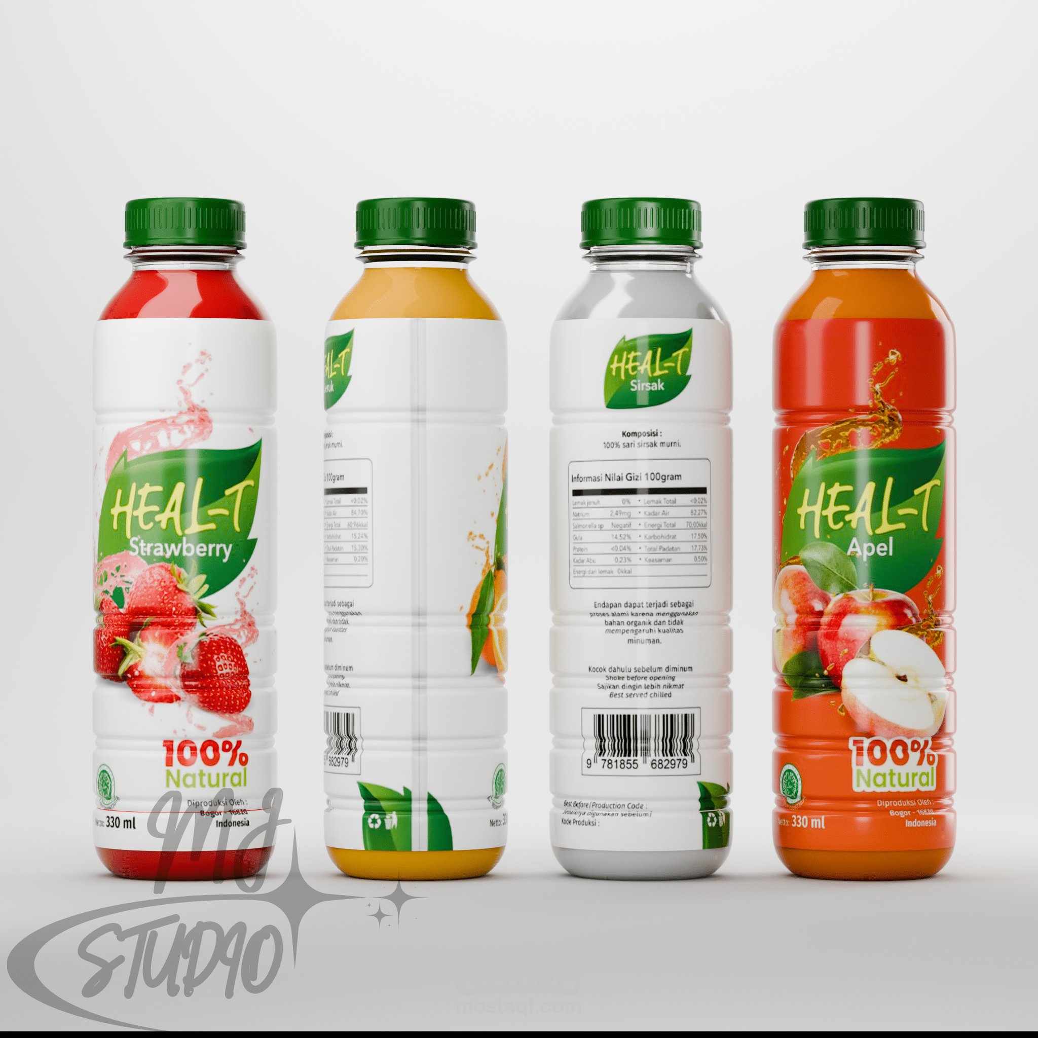 ريندرات منتجات للتجارة الإلكترونية على خلفية بيضاء، جاهزة للعرض على منصات أمازون وشوبفاي.