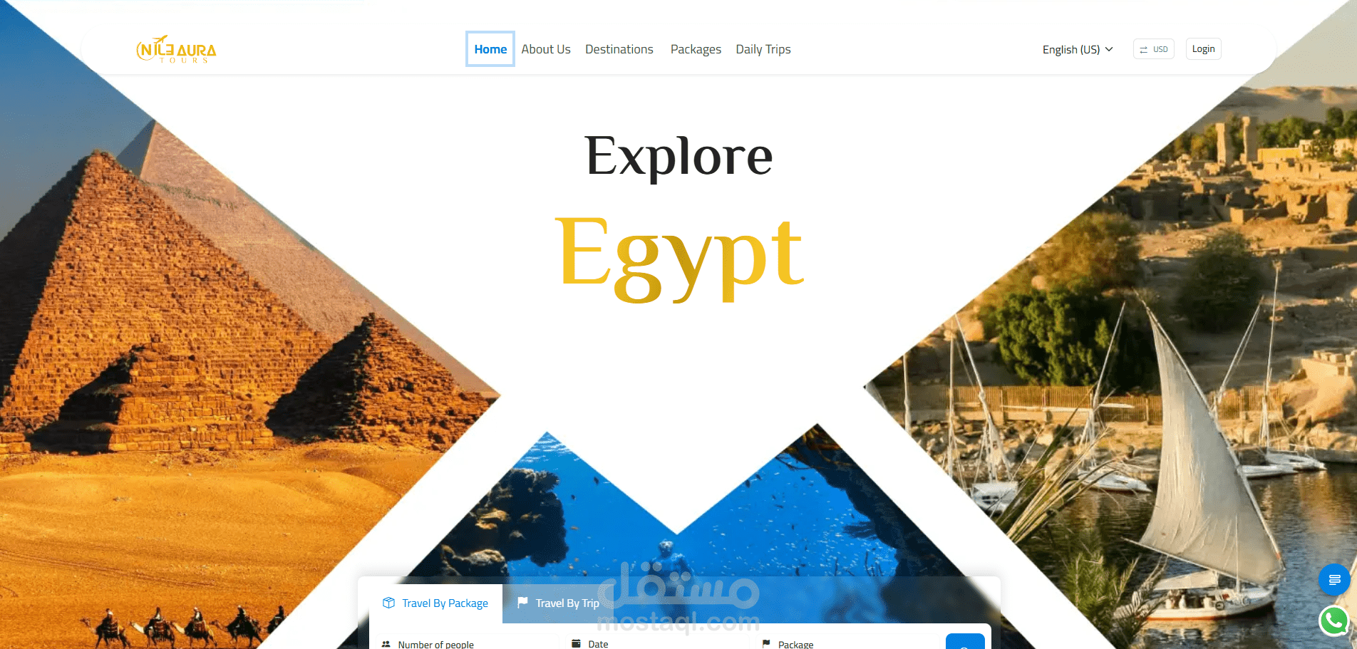 Nile Aura Travel Booking System