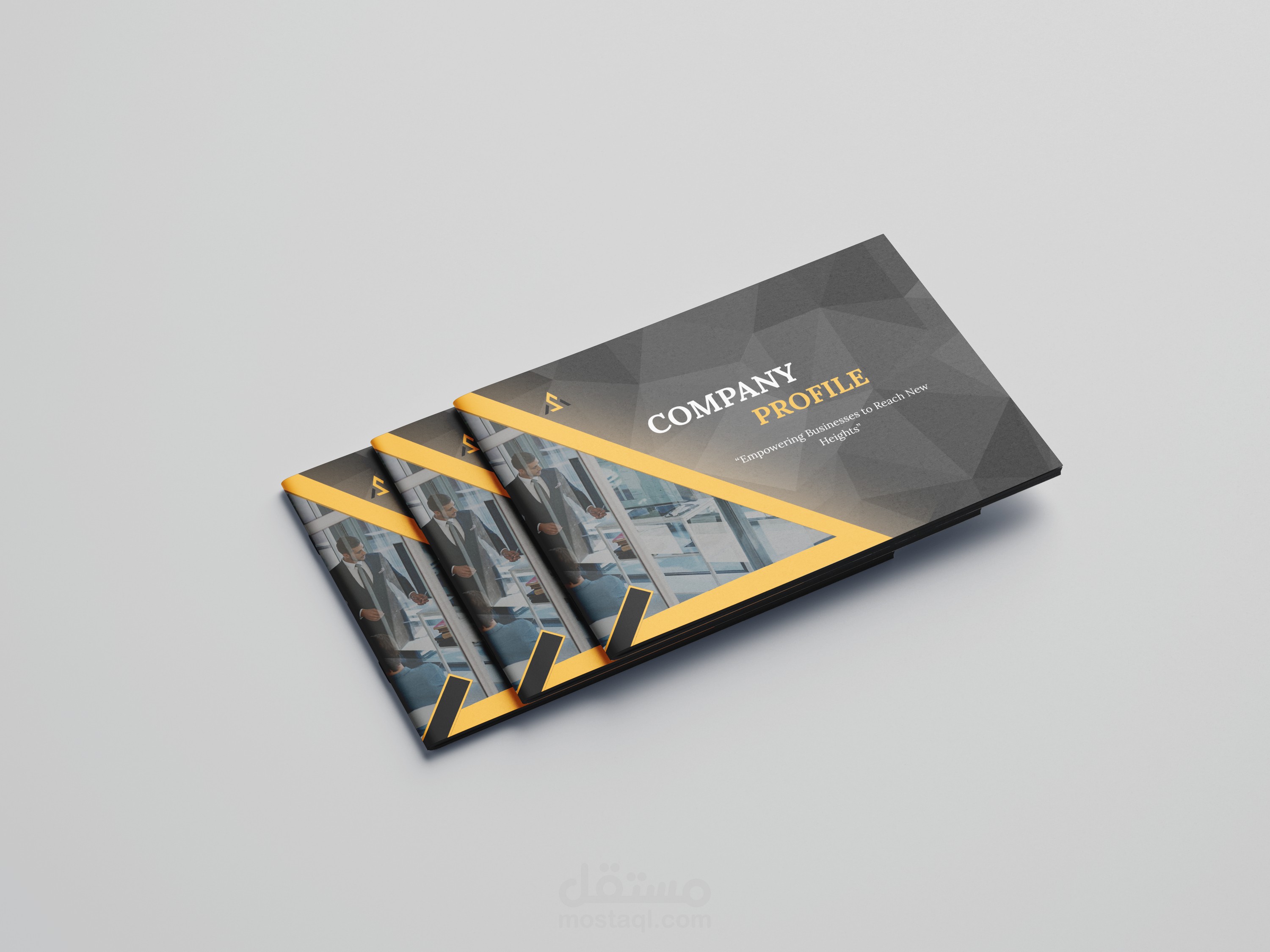 Professional Company Profile Design for Blue Peak Consulting