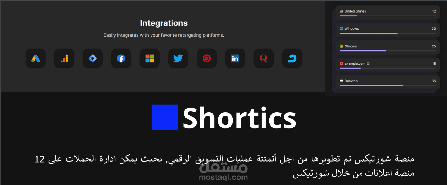 Shor platform