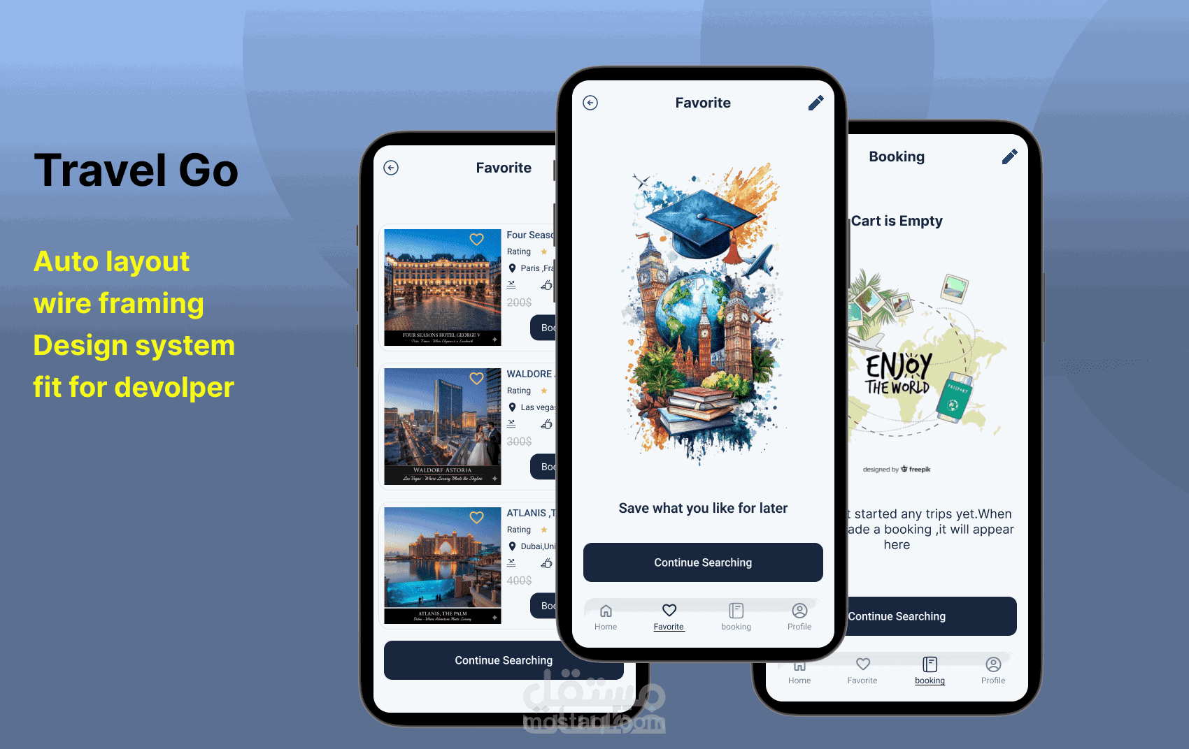 تطبيق لحجز الفنادق علي مستوي العالم