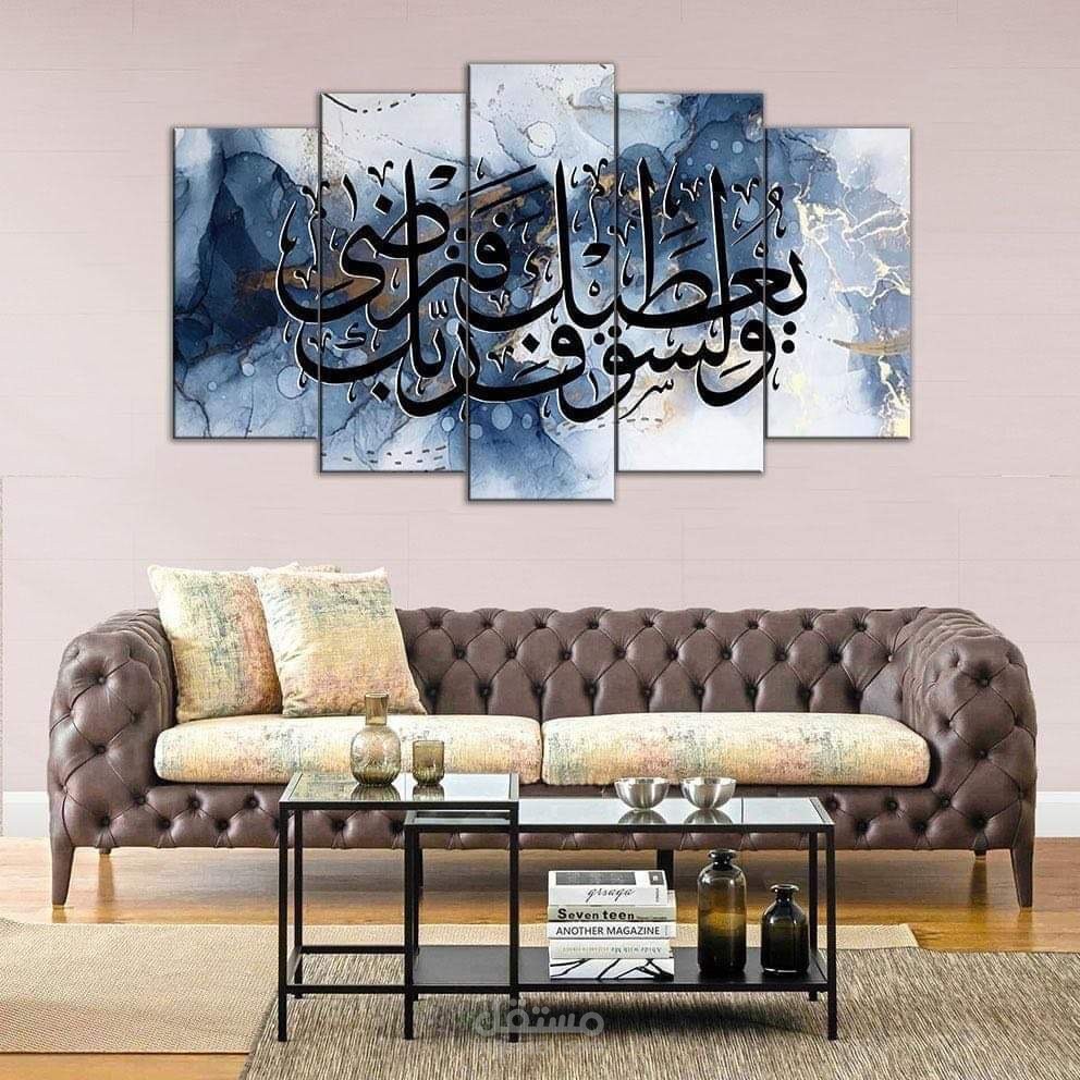 ديكورات جدارية لوحات ونقش على الاكريليك والخشب