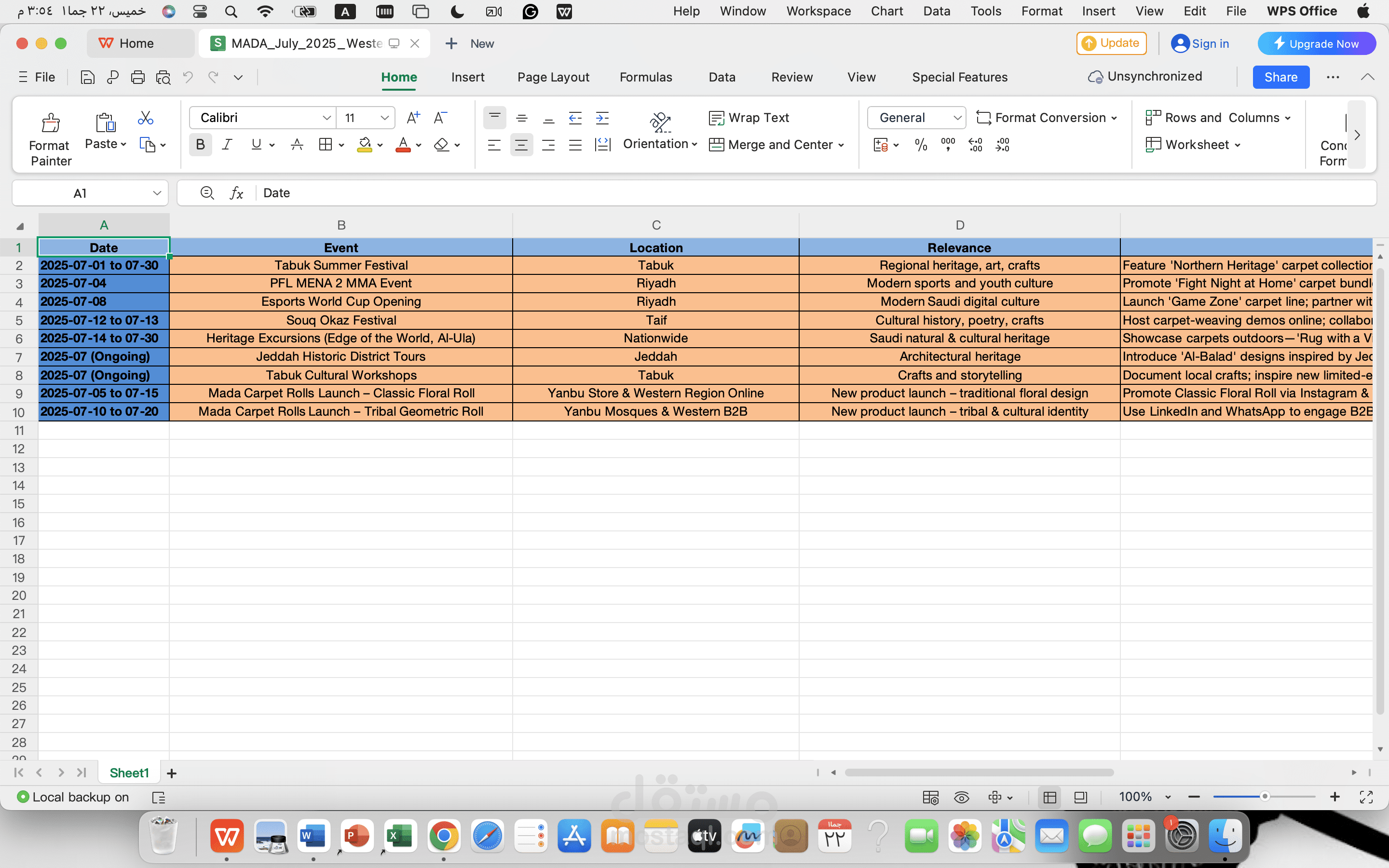Event Calender