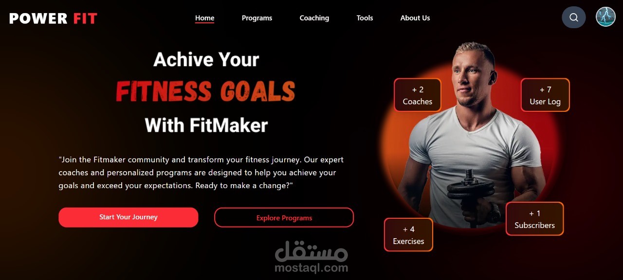 موقع Fitness Gym