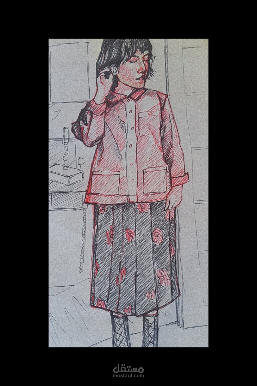 Realstic drawing - full body