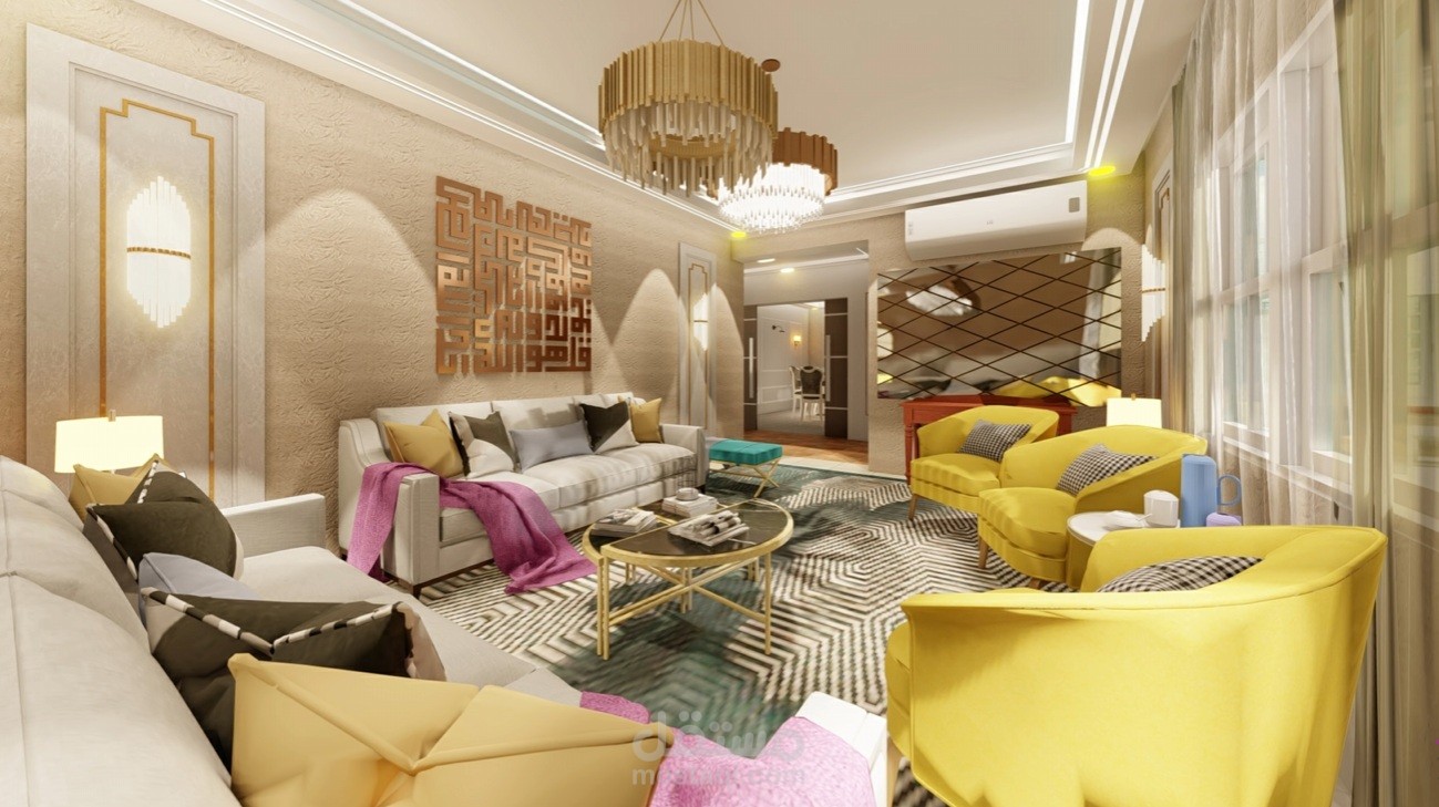 مجموعة  لقطات  ثلاثية  الابعاد لعدة  تصاميم  داخلية