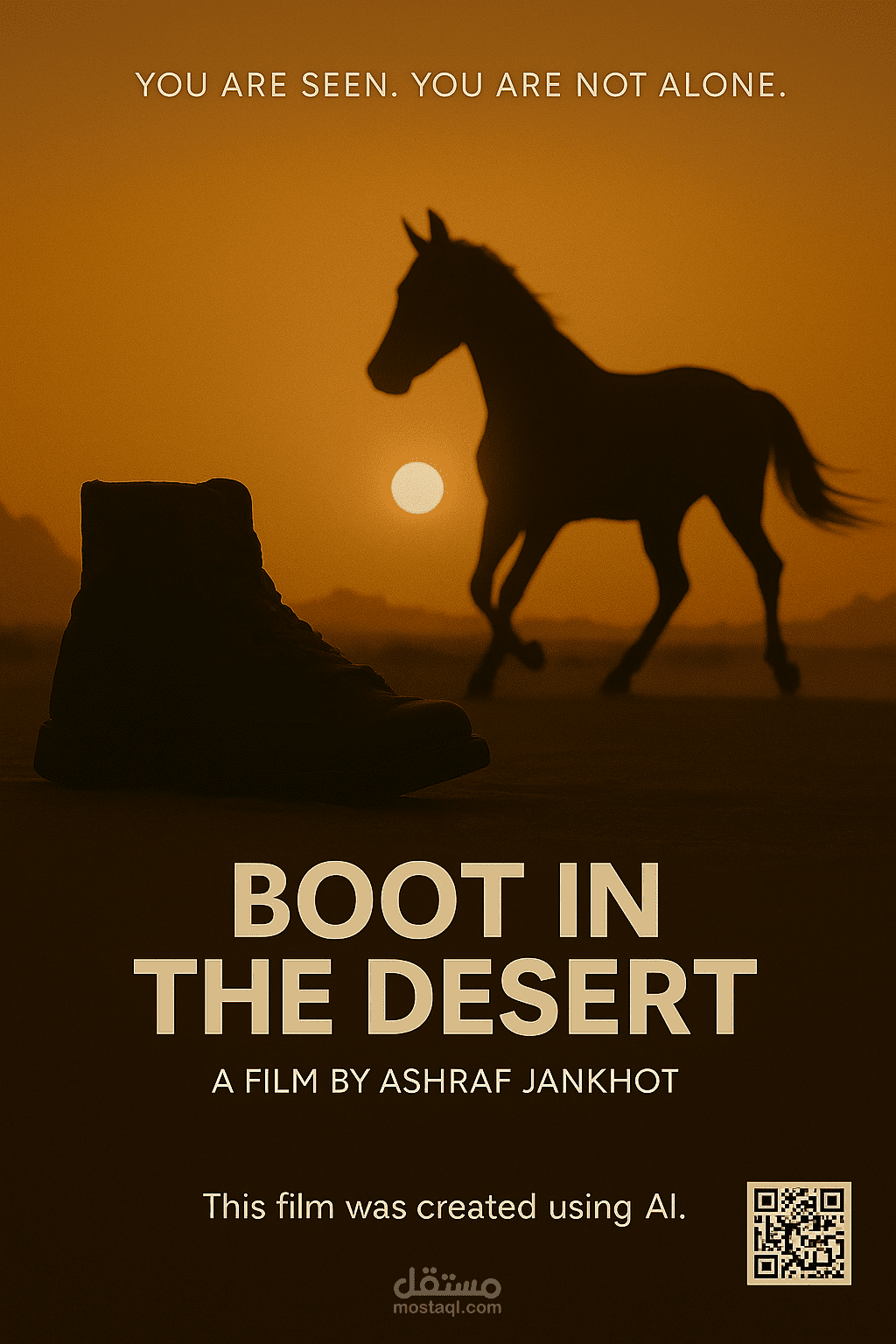 BOOT IN THE DESERT  AI  Film