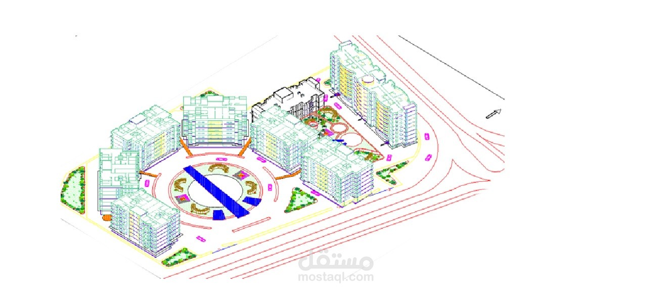 تصميم مجمع سكني