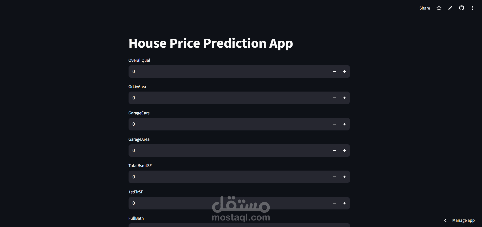House price predction