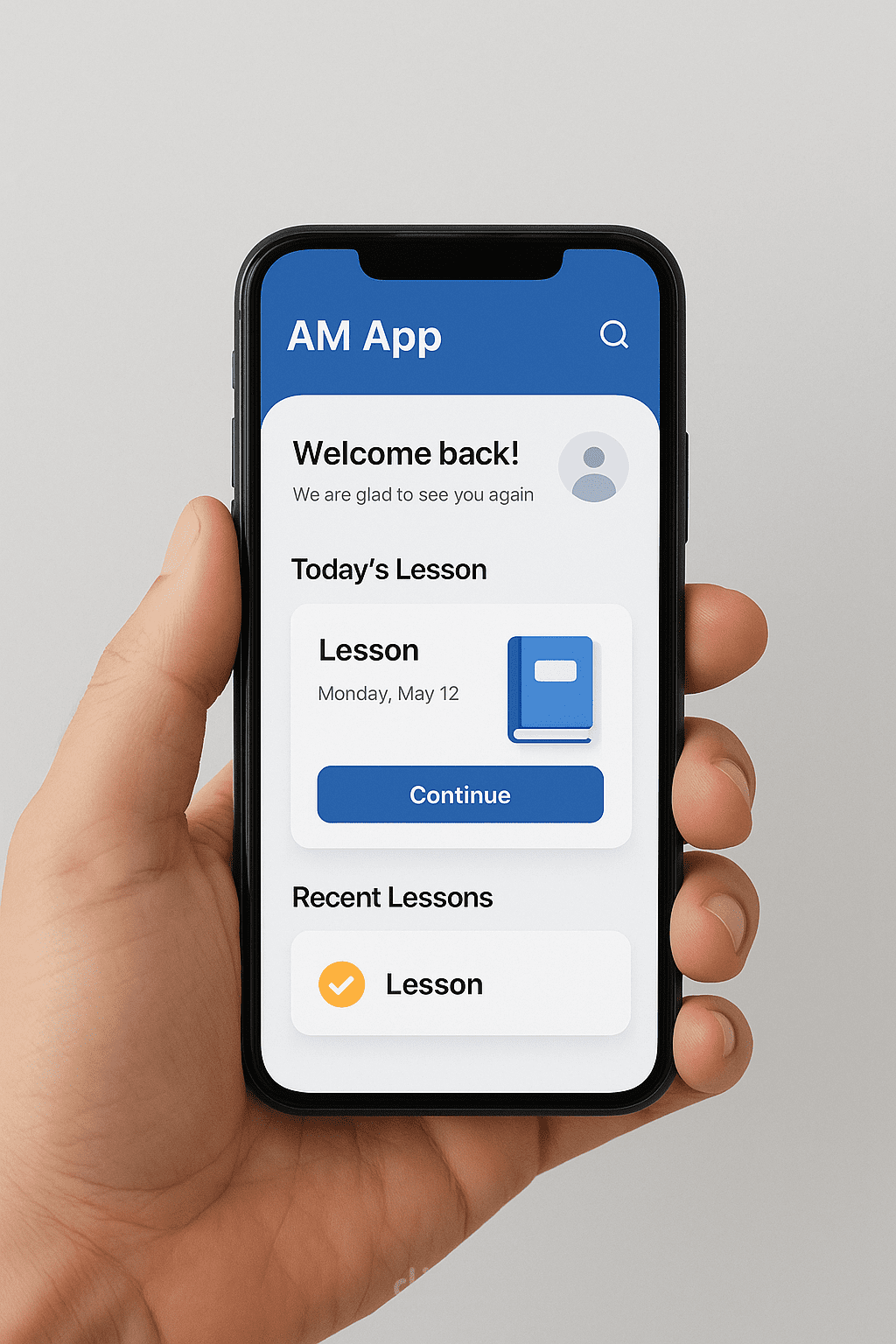 تطبيق هاتف باسم AM App