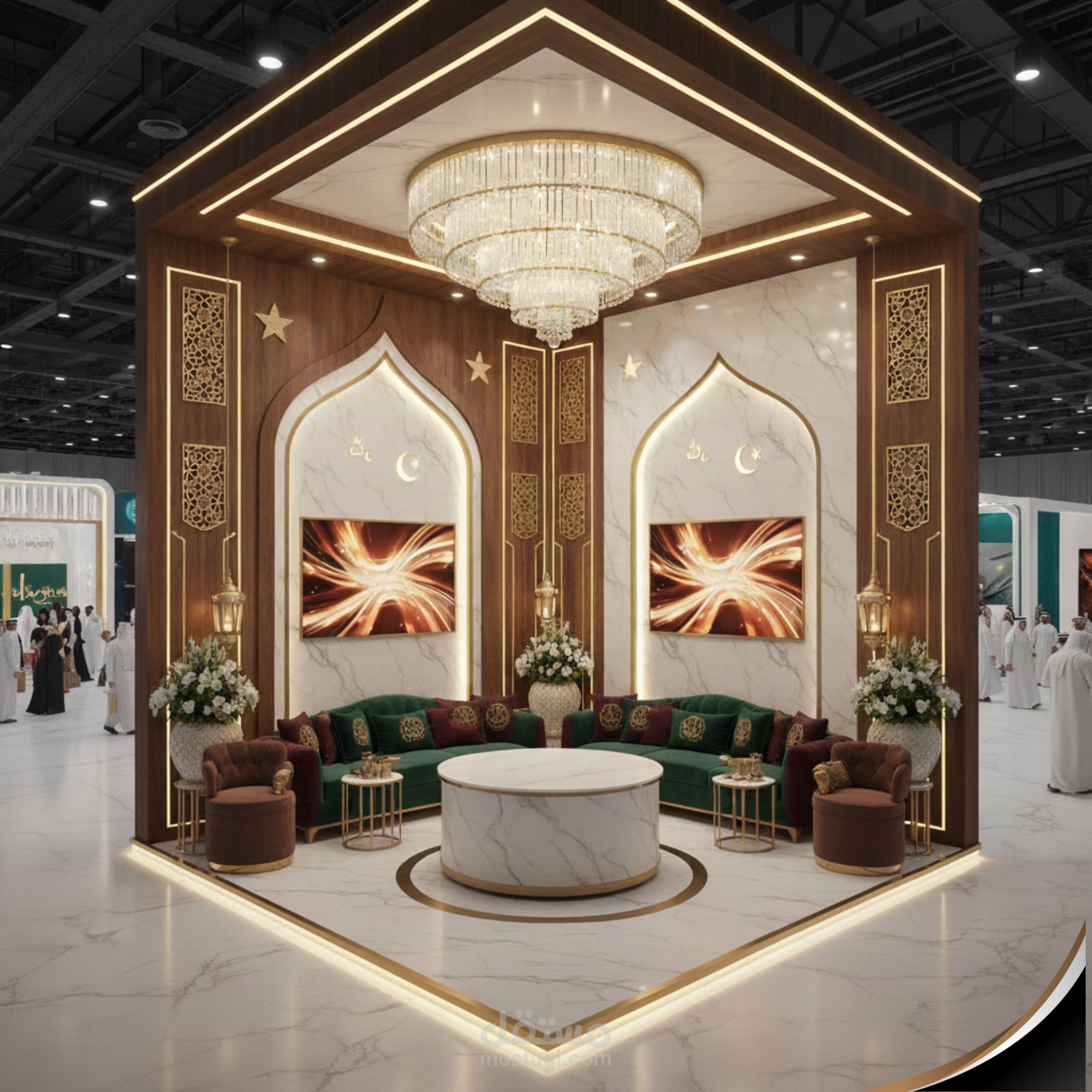 تصميم جناح فعاليات تراثي (Modern Heritage) للمناسبات الوطنية