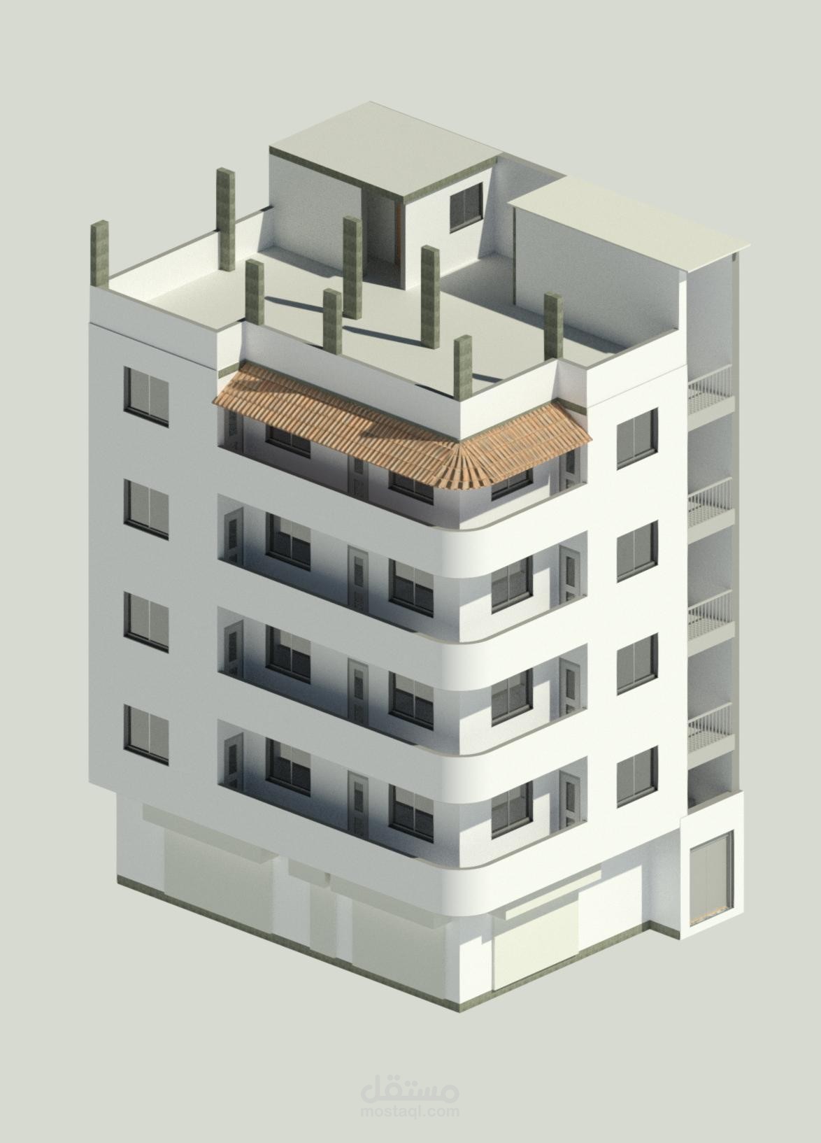 تصميم مبنى على الريفيت