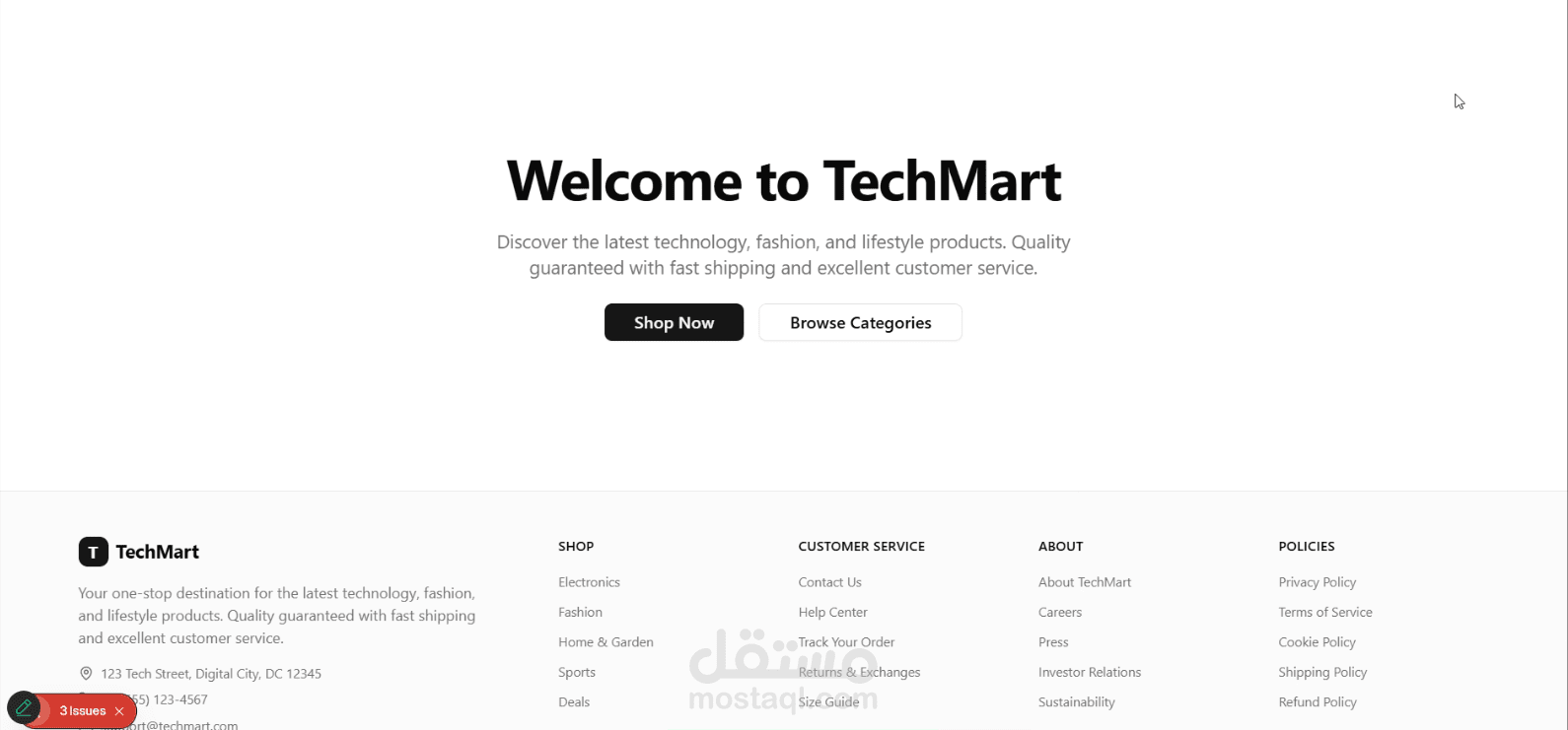 Shop-Mart E-commerce App