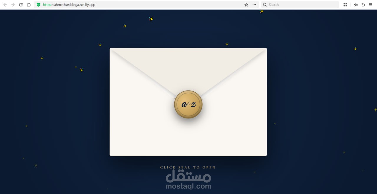 تصميم وتطوير دعوة إلكترونية تفاعلية مودرن (رابط ويب خاص)