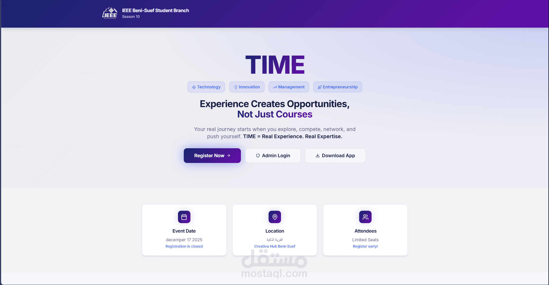 IEEE Event Registration Platform | React & QR Check-in