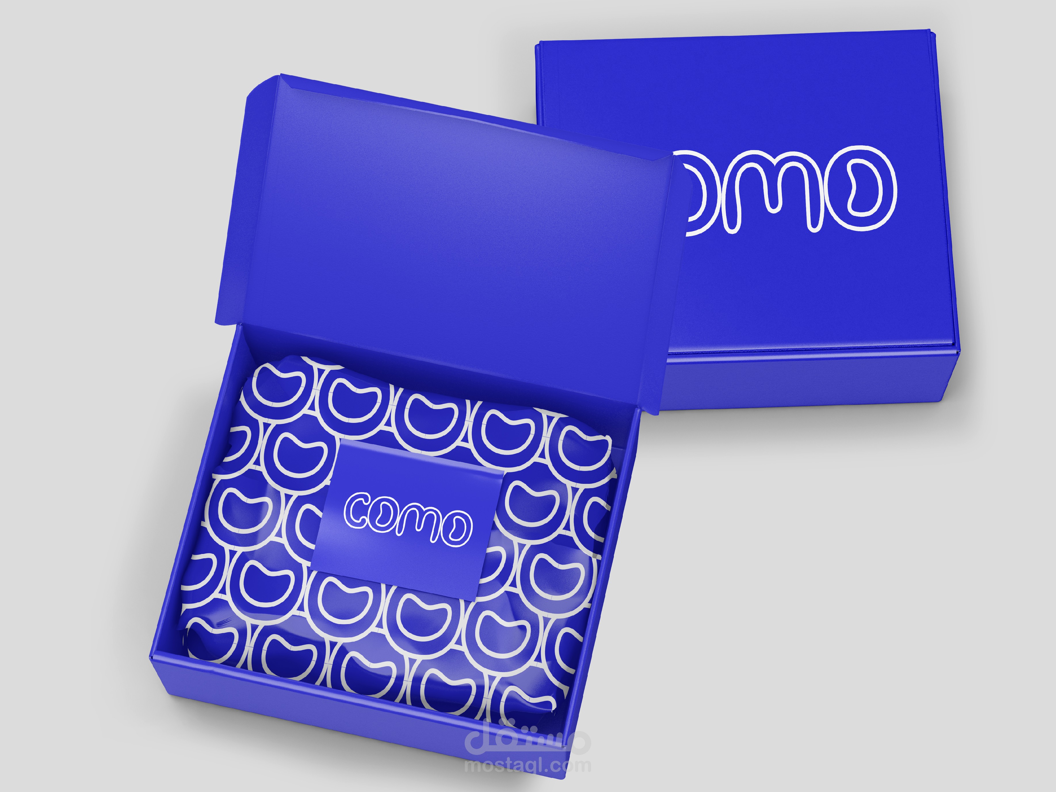 تصميم هوية بصرية لمطعم COMO