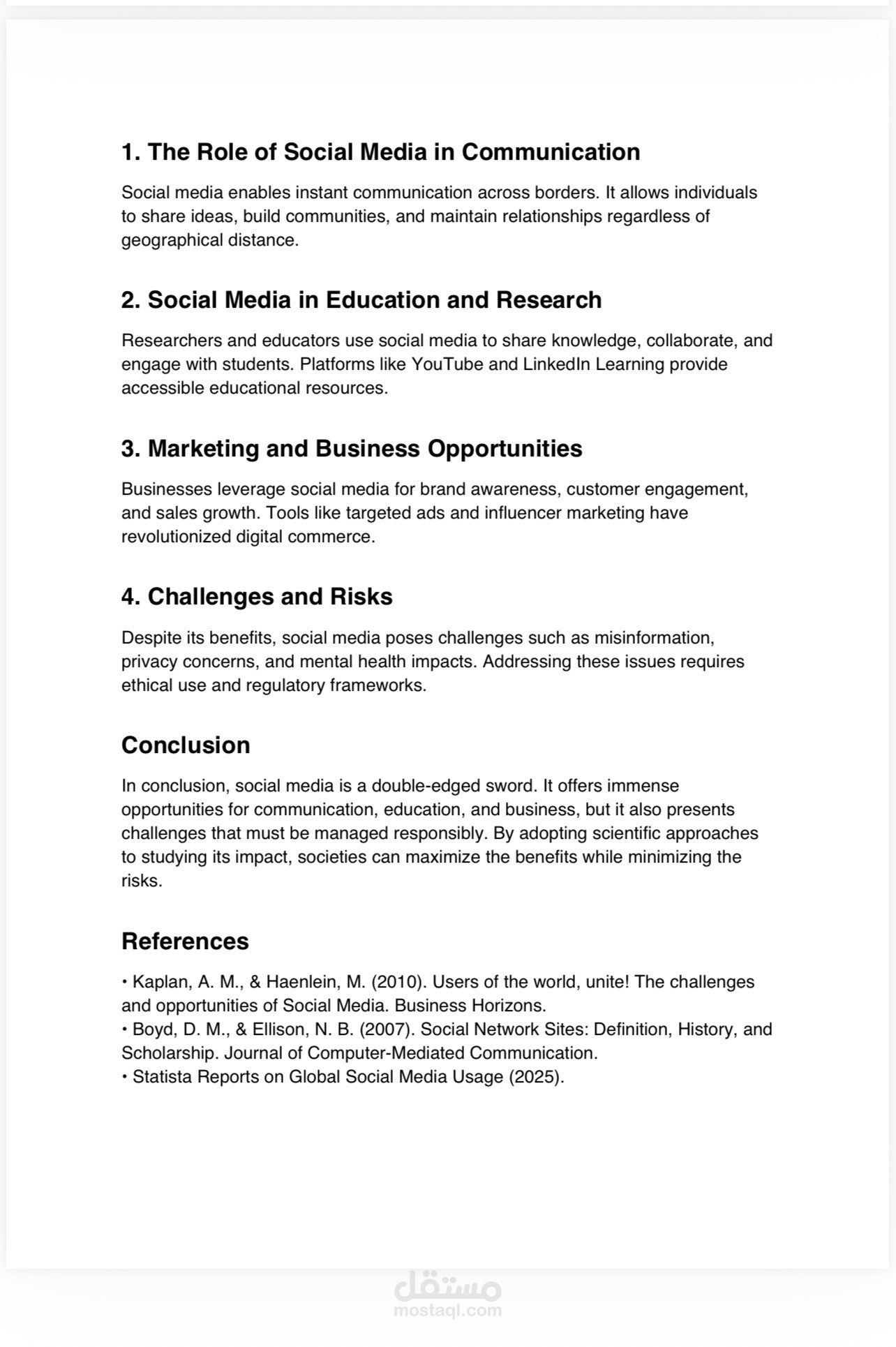 The Scientific Perspective on Social Media