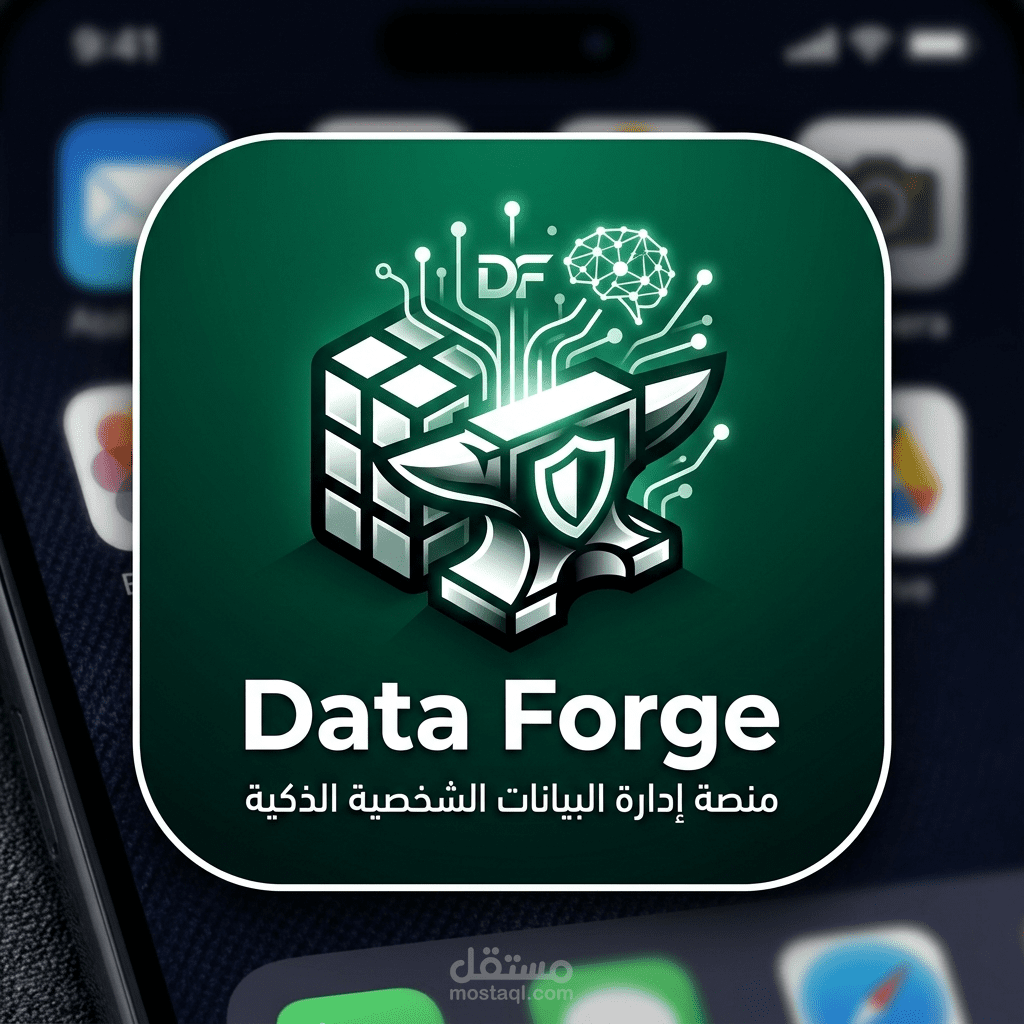 DataForge — منصة إدارة البيانات الشخصية الذكية