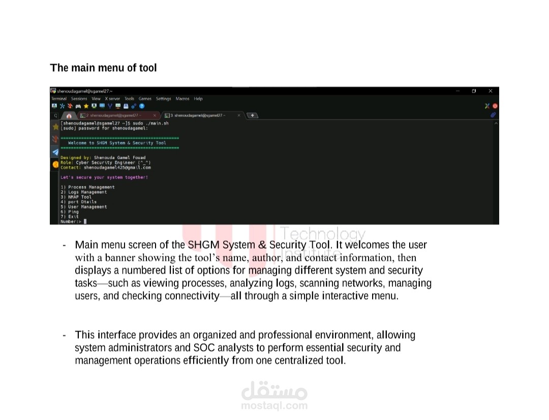 SHGM System & Security Tool