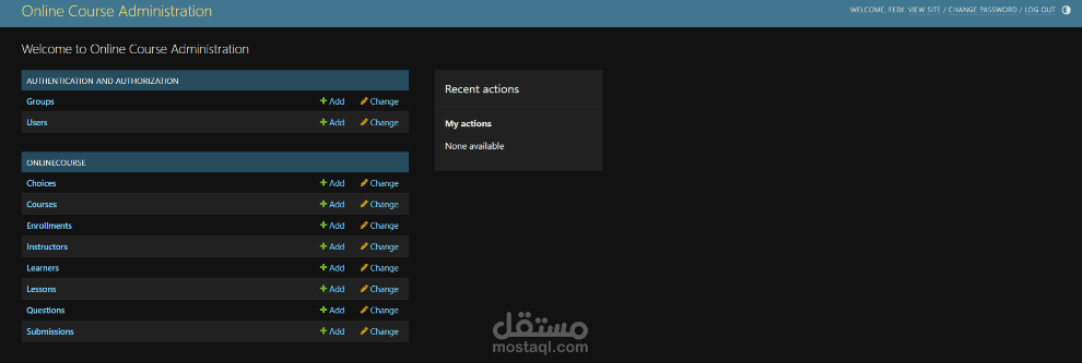 Professional Django Online Learning Platform with Assessment System