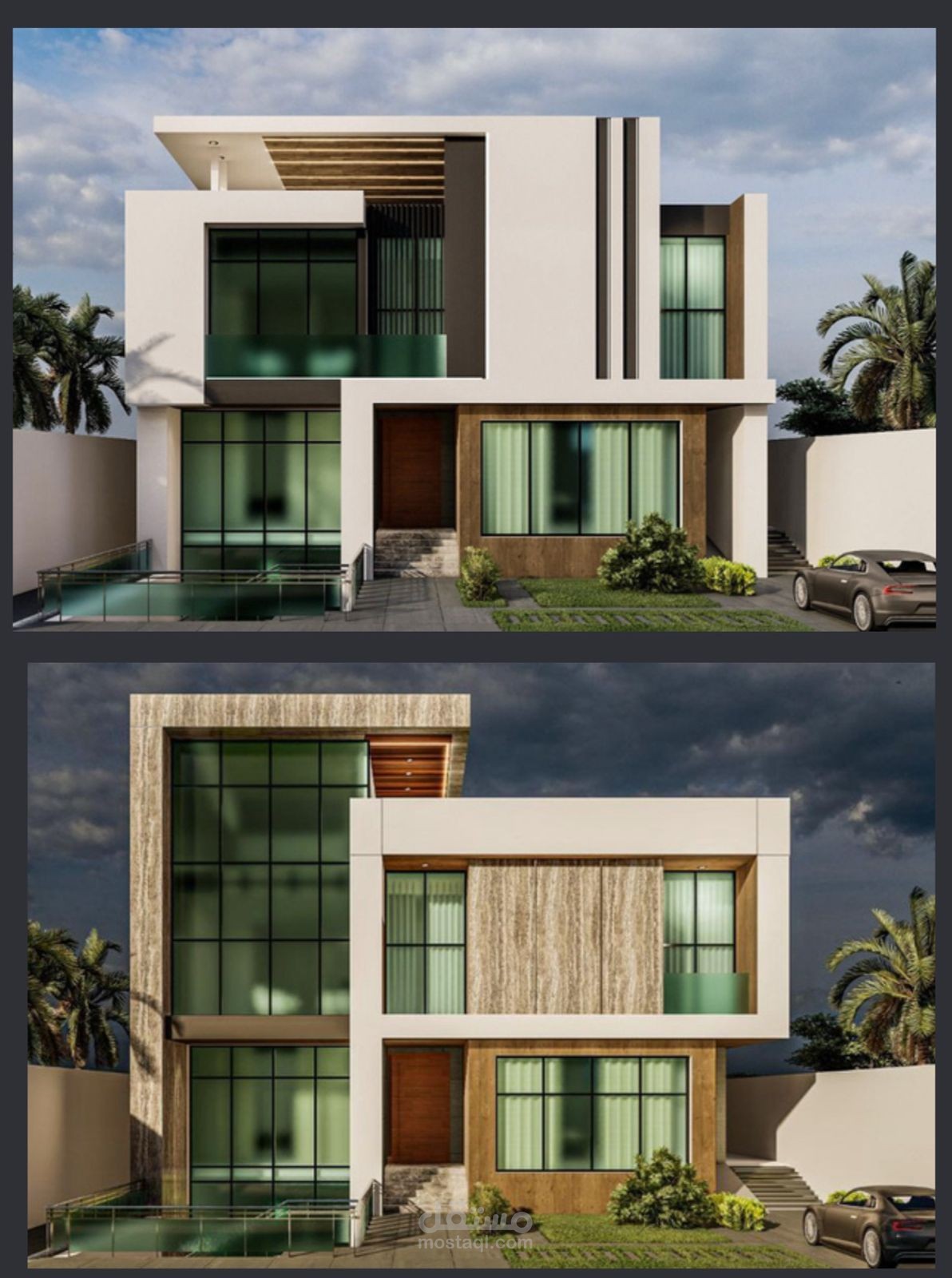 تصميم واجهة فيلا - الدمام