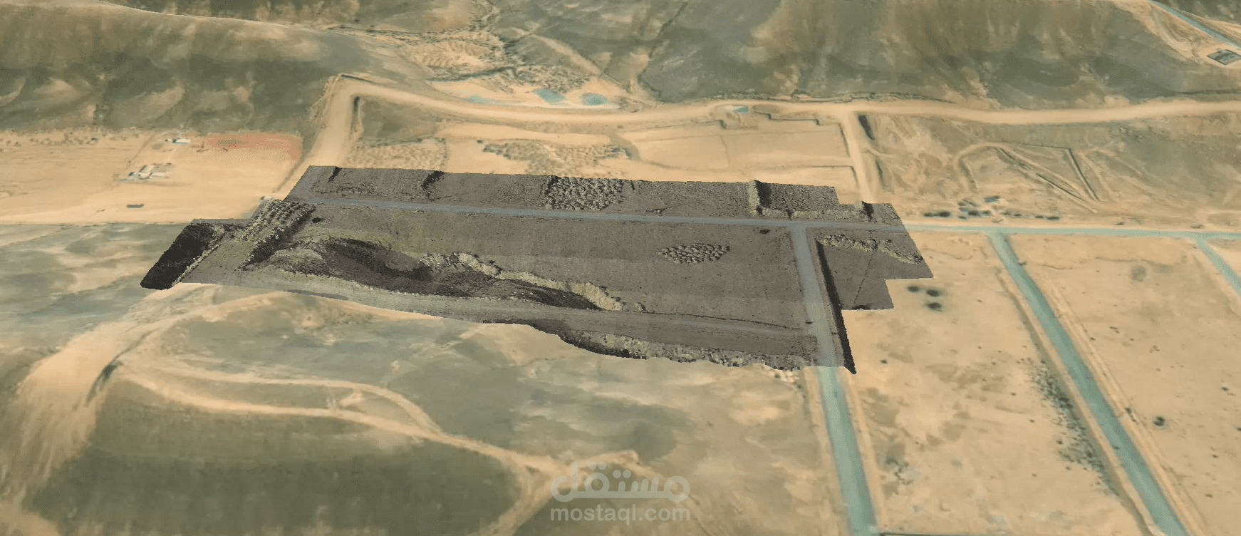 معالجة صور الطائرات بدون طيار (Drones) وإنشاء منتجات مكانية عالية الدقة