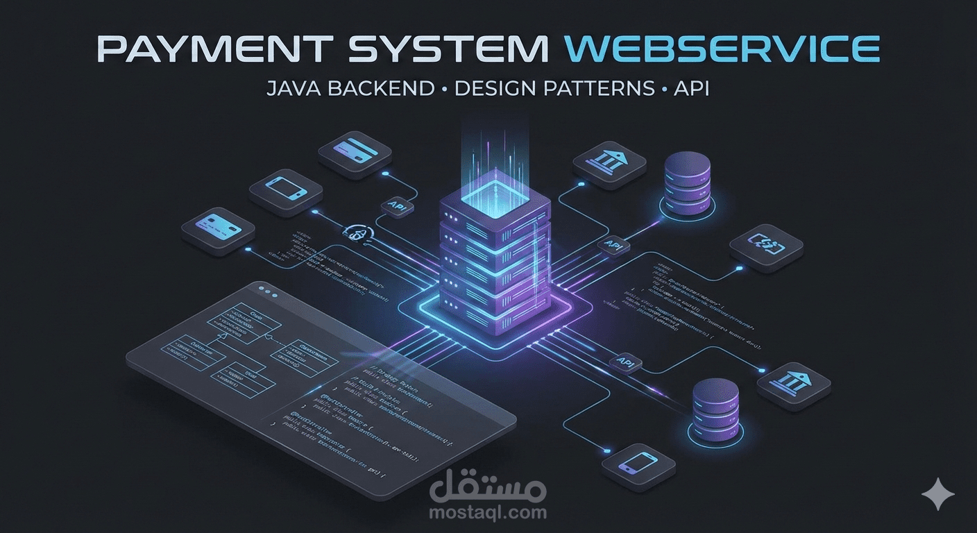 نظام دفع إلكتروني متكامل (Payment System Backend) | Java & Design Patterns