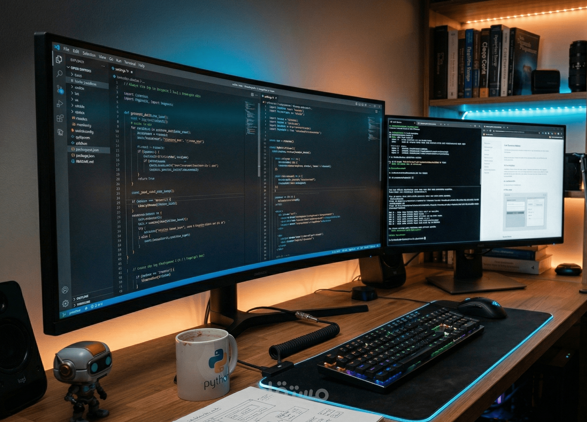 تطوير مواقع ويب وتطبيقات